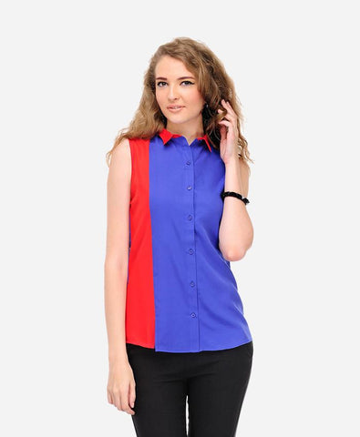 Casual Sleeveless Solid Women's Top